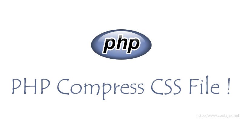Efficient techniques to compress css files in php