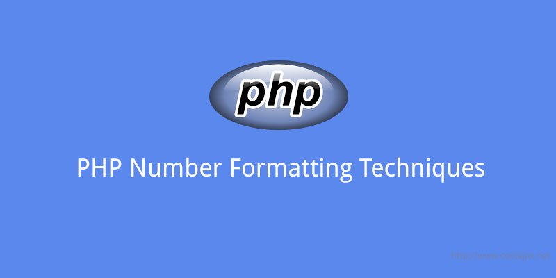 PHP Number Formatting Techniques