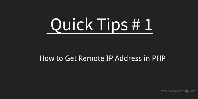 How to Get Remote IP Address in PHP