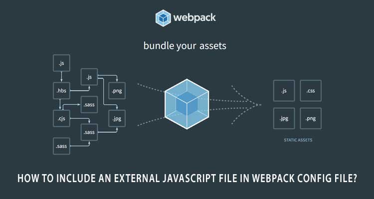 How to include an external javascript file in webpack config file?